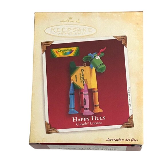 Hallmark Keepsake Ornament - Happy Hues - Crayola‎ Crayons, Dated 2005, New - Picture 5 of 10